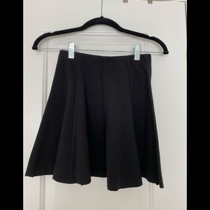 Black skater skirt.